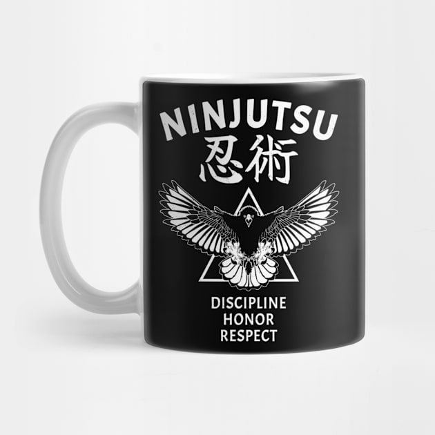 Ninjutsu Eagle by NicGrayTees